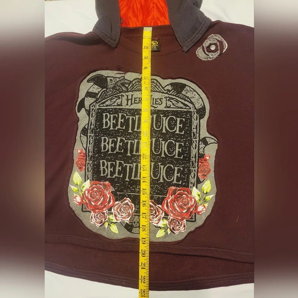 Athletic Works Maroon Graphic Sweater - Picture 14 of 15